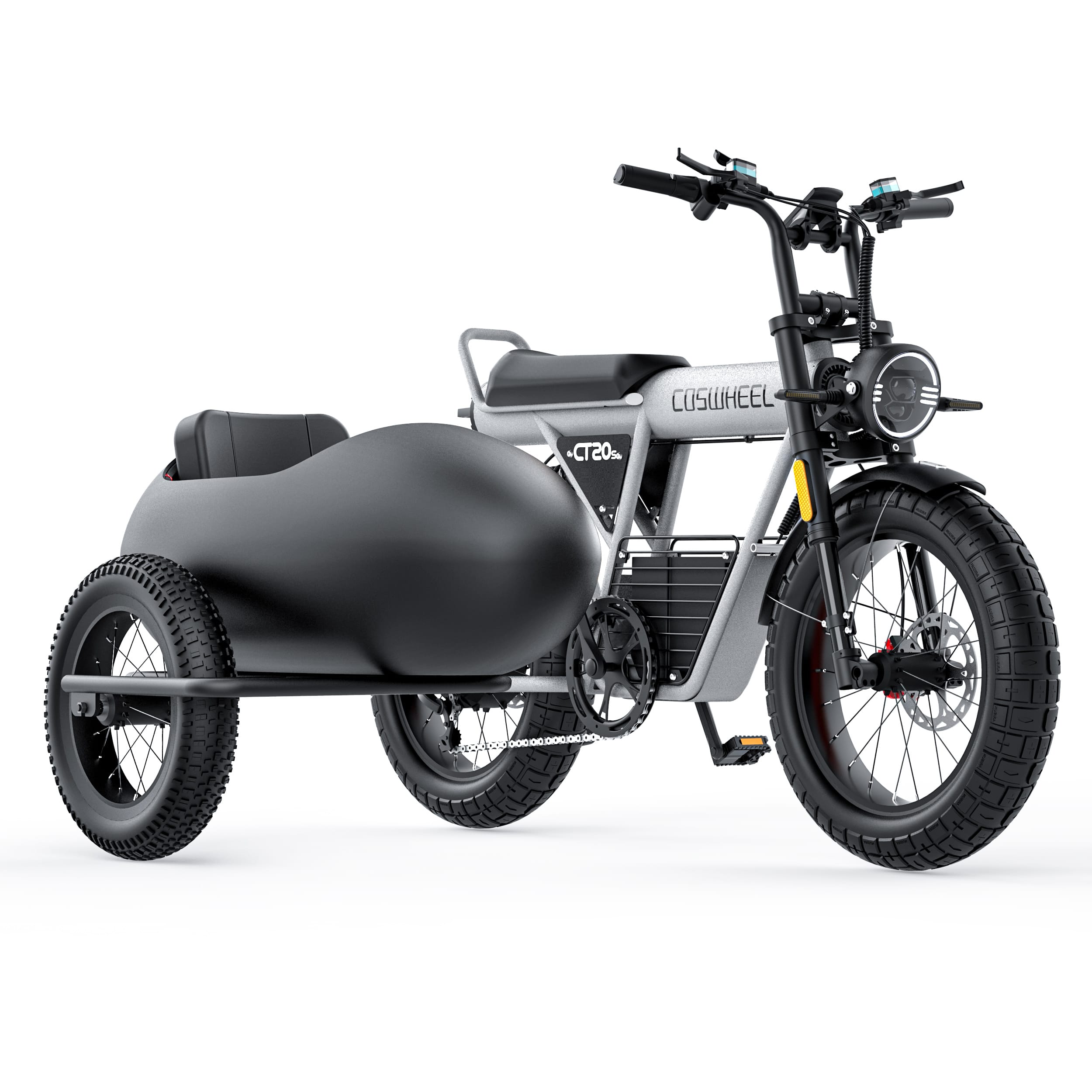 Sidecar For CT20/CT20S Ebike | Ebike With Sidecar | 3 Wheel Ebike